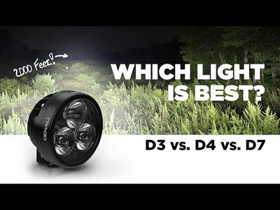 Denali D3 LED Driving Light - DataDim™ Technology - Single